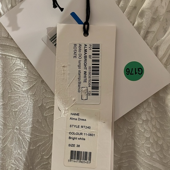 White Rotate Birger Christensen dress size 38 - Picture 5 of 7